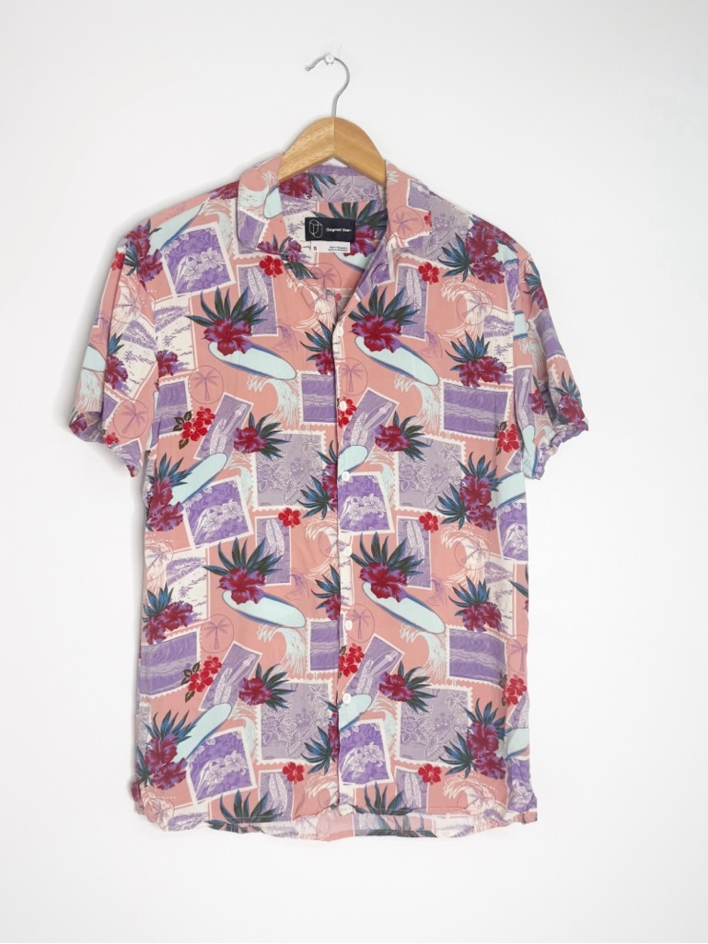 Original Use Tropical Cruise Shirt Men’s Small Rayon Button Up